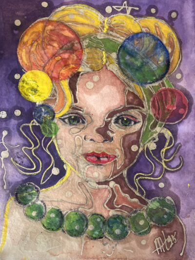 Bubbelmeisje Purple2