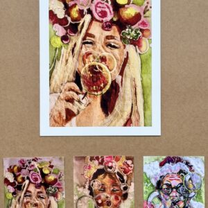 Kerstcadeau-set: print + kaarten