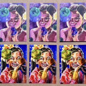 Kerstcadeau-set:  6 kunstkaarten