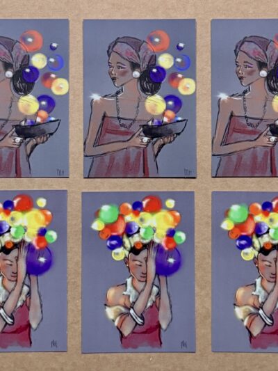 IMG_9910 Kerstcadeau – set, 6 kunstkaarten