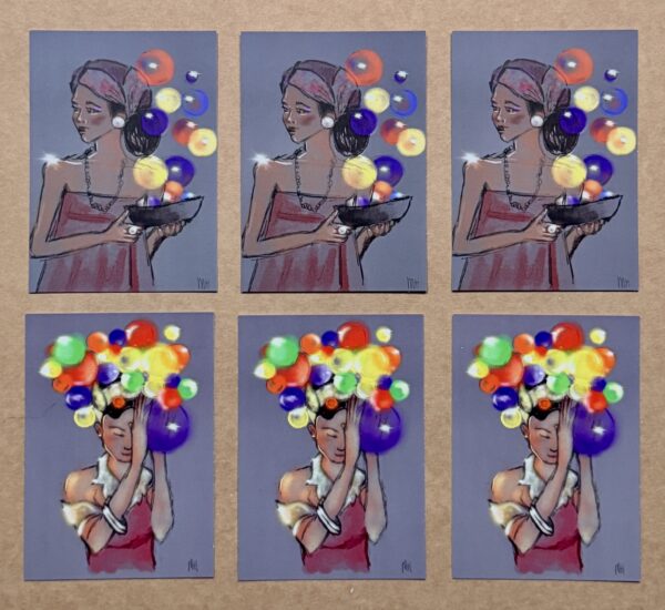 IMG_9910 Kerstcadeau – set, 6 kunstkaarten