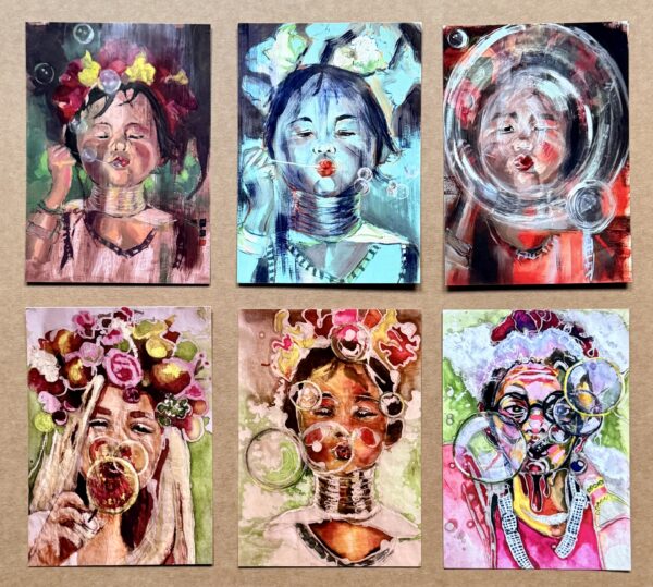 IMG_9896 Kerstcadeau – set, 6 kunstkaarten