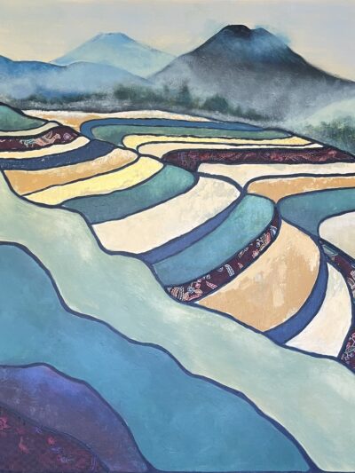 Bentang sawa (landschap van sawa's)
