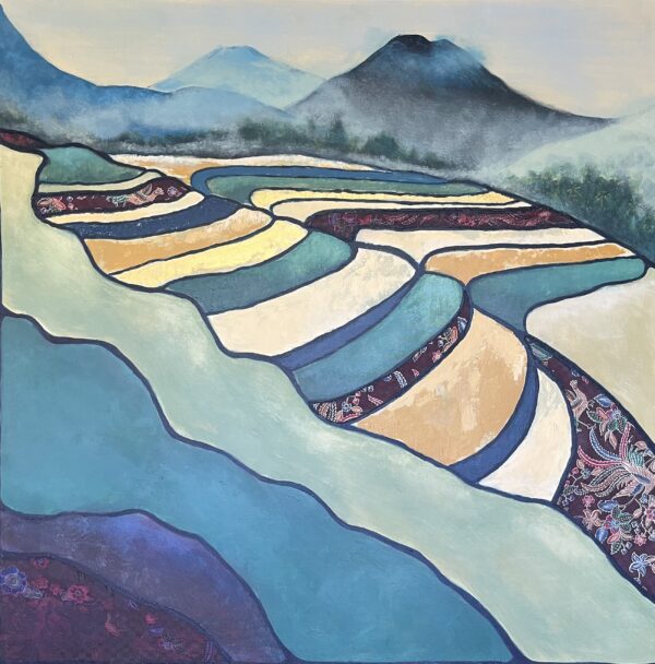 Bentang sawa (landschap van sawa's)